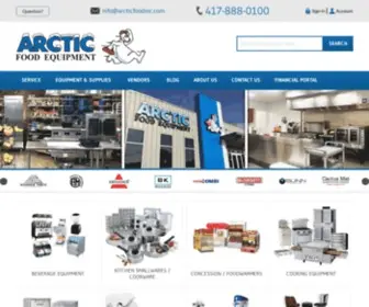 ArcticFoodinc.com(Arctic Food Equipment) Screenshot