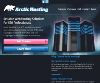 Arctichosting.com(Arctic SEO Hosting) Screenshot