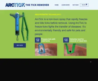 Arctickspray.com(The Best Tick Remover Arctick) Screenshot