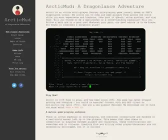 Arcticmud.org(A Dragonlance Adventure) Screenshot