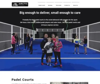 ArcticPadel.no(Arctic Padel) Screenshot