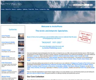ArcticPhoto.com(The leading stock picture library for pictures of Polar Regions) Screenshot