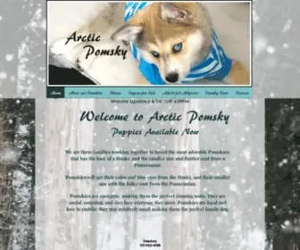 ArcticPomsky.com(Puppies) Screenshot