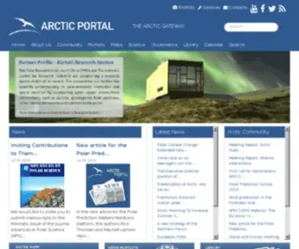 ArcticPortal.org(Arctic Portal) Screenshot