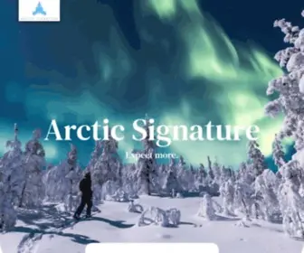 Arcticsignature.com(Award winning high) Screenshot