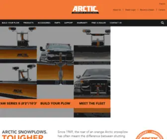 Arcticsnowplows.com Screenshot