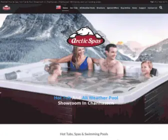 Arcticspasmn.com(Arctic Spas) Screenshot