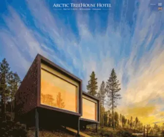 Arctictreehousehotel.com(Arctic TreeHouse Hotel) Screenshot