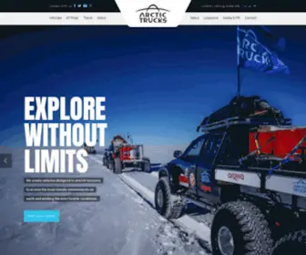 Arctictrucks.com(Arctic Trucks) Screenshot