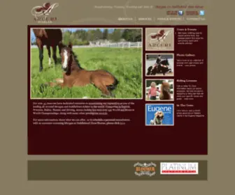 Arcuristables.com(Morgan & Saddlebred Horses) Screenshot