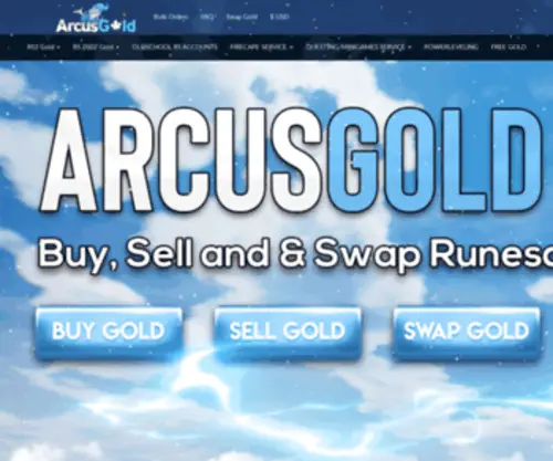 Arcusgold.com(Arcus Gold) Screenshot