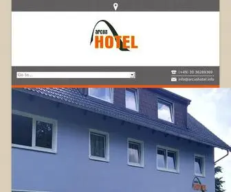 Arcushotel.info(Arcus Hotel) Screenshot