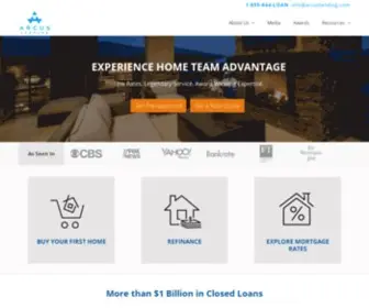 Arcuslending.com(Arcus Lending) Screenshot