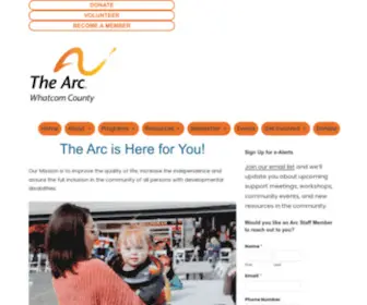 Arcwhatcom.org(Achieve With Us) Screenshot