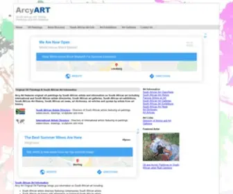 Arcyart.com(Original Oil Paintings) Screenshot