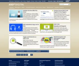 ARD-Digital.de(ARD Digital) Screenshot