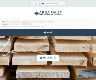 Ardapalet.com.tr(Arda Palet) Screenshot