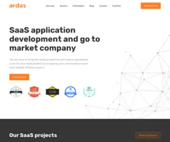 Ardas.ua(Software Development Company) Screenshot