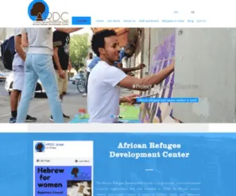 ARDC-Israel.org(African Refugee Development Center) Screenshot