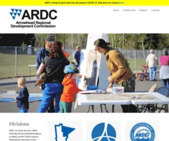 ARDC.org(Arrowhead Regional Development Commission) Screenshot