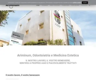 Ardec.it(Poliambulatorio Ariminum è il tuo Dentista a Rimini di fiducia che propone diversi servizi) Screenshot