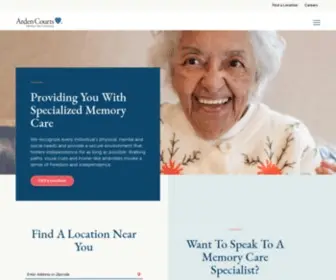 Arden-Courts.com(Memory Care) Screenshot