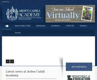 Ardencahillacademy.com(Arden Cahill Academy) Screenshot