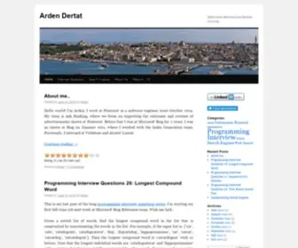 Ardendertat.com(Arden Dertat) Screenshot