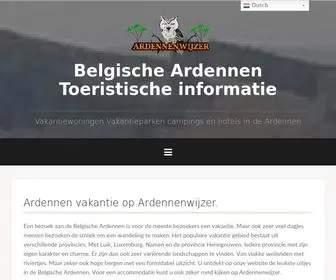 ArdennenwijZer.be(Ardennen accommodatie boekt u op Ardennenwijzer) Screenshot