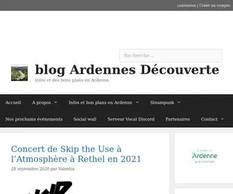 Ardennesdecouverte.com(Blog dédié au trois Ardennes) Screenshot