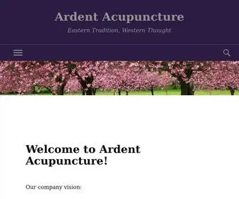 Ardentacupuncture.com(Eastern Tradition) Screenshot