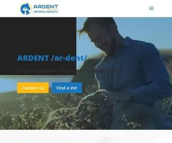 Ardentanimalhealth.com(Compassion meets Innovation) Screenshot