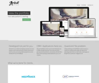 Ardentbytes.com(Digital Portfolio) Screenshot