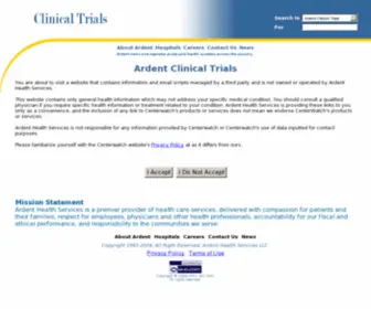 Ardentclinicaltrials.com(Ardentclinicaltrials) Screenshot