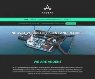 Ardentglobal.com(Global Marine Services) Screenshot