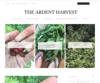 Ardentharvest.com(The Ardent Harvest) Screenshot