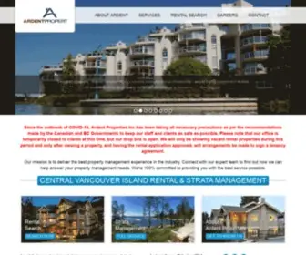 Ardentproperties.com(Ardent Properties Inc) Screenshot