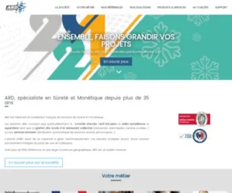 ARD.fr(Fabricant et installateur français de solutions de sûreté et monétique) Screenshot