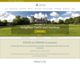 Ardgillancastle.ie(Ardgillan Castle) Screenshot