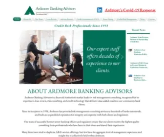 Ardmoreadvisors.com(Bank Loan Review &amp; Consulting) Screenshot