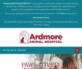 Ardmoreah.com(Ardmore Animal Hospital) Screenshot