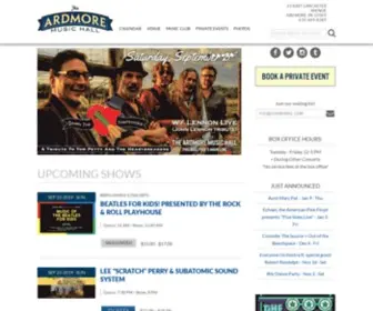 Ardmoremusic.com(Ardmore Music Hall) Screenshot