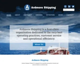 Ardmoreshipping.com(Ardmore Shipping Corporation) Screenshot