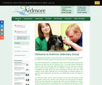 Ardmorevets.co.uk(Ardmore Veterinary Group Ltd) Screenshot