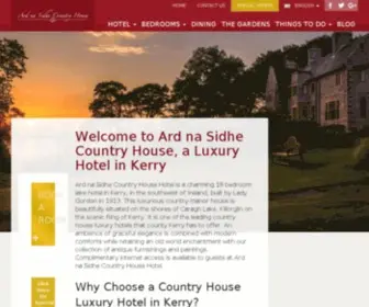 Ardnasidhe.com(Ard Na Sidhe country house hotel) Screenshot