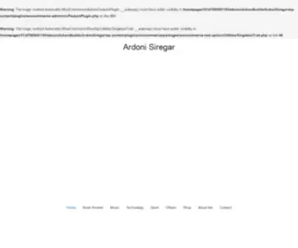 Ardonisiregar.com(Ardoni Siregar) Screenshot