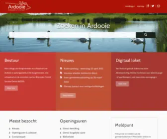 Ardooie.be(Ardooie investeert in mensen. Ardooie) Screenshot