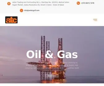 Ardorgulf.com(Ardor Trading & Contracting) Screenshot