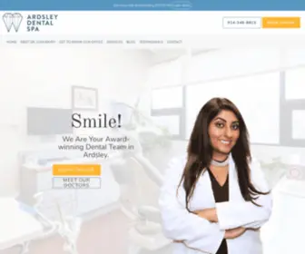 Ardsleydentalspa.com(Ardsley Dental Spa) Screenshot