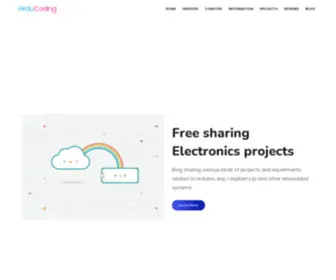 Arducoding.com(Arduino project code sharing blog) Screenshot